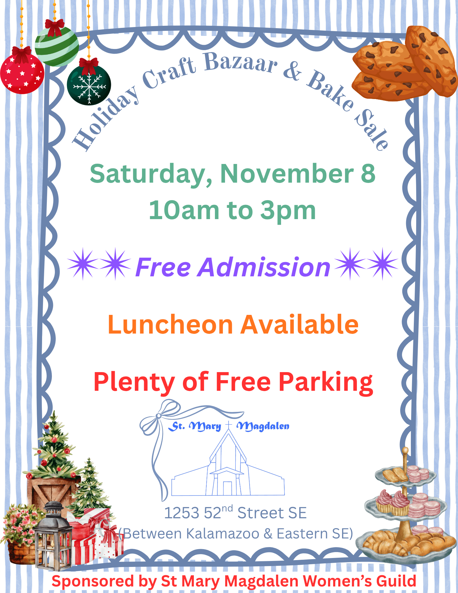 The Annual Craft Bazaar is Coming!!!!